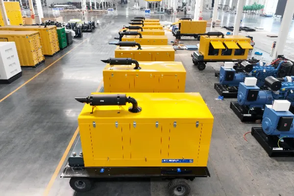 Silent generator acoustic enclosure cutaway showing soundproofing technology