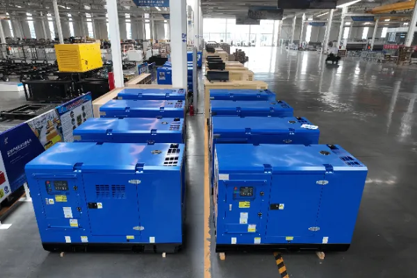 Diesel generator set operating at a high-altitude mining site