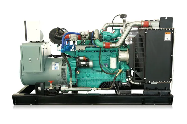 Large industrial diesel generator 300kVA at hospital facility