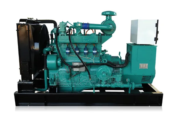Small silent diesel generator 20kVA commercial building installation