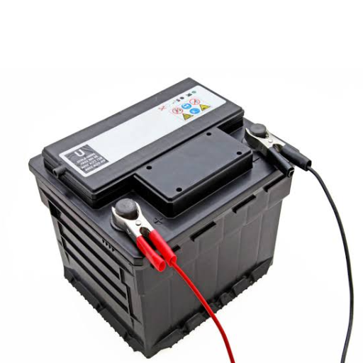Which alternator charges the battery, and when